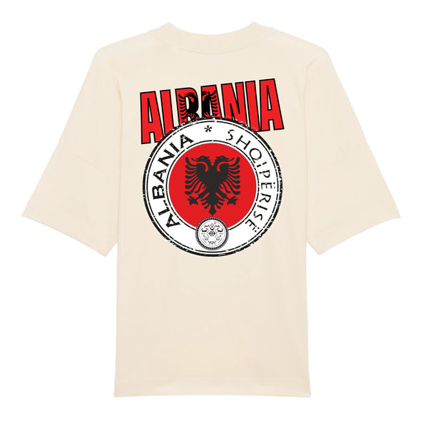 Premium Organic Unisex Oversize Blast mit Albanischem Adler