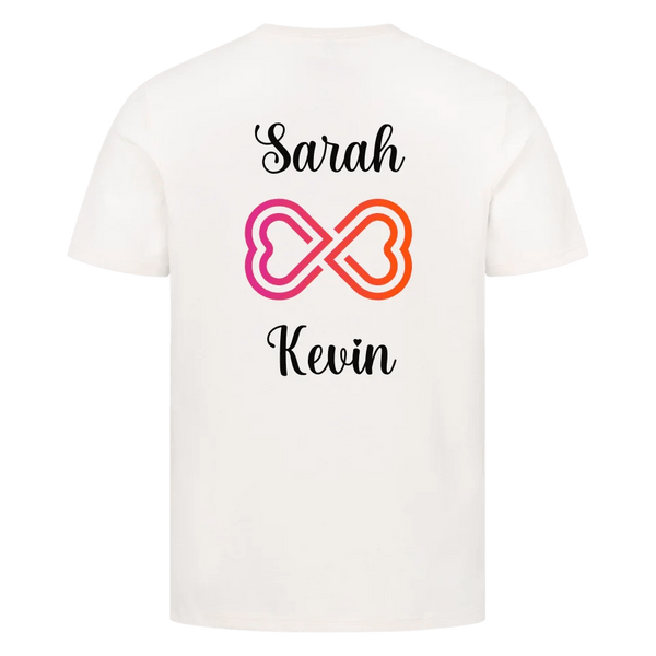 Infinity T-Shirt Unisex für Pärchen mit Wunschnamen - Idlords