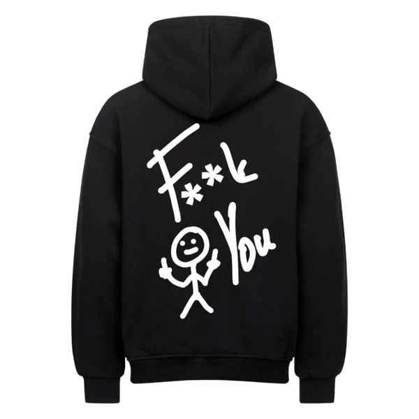 F**kYou Oversized Hoodie Back Print