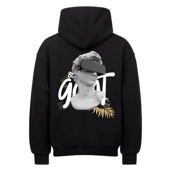 GOAT MOdErN Skulptur Oversized Hoodie Back Print