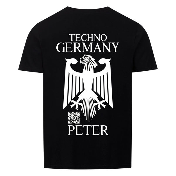German Shield Unisex Basic T-Shirt Backprint
