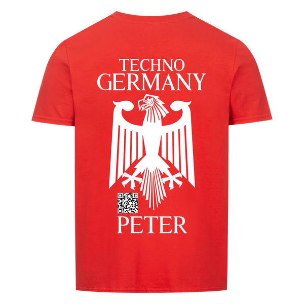 German Shield Unisex Basic T-Shirt Backprint