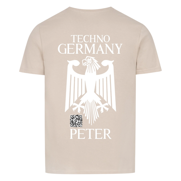 German Shield Unisex Basic T-Shirt Backprint