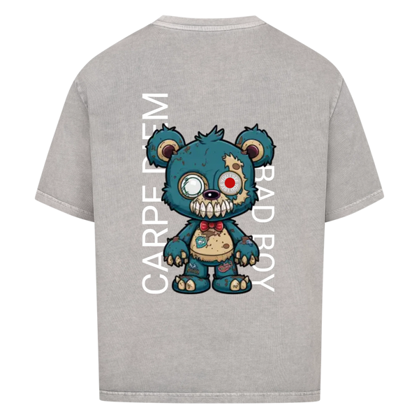 Zombie Teddy mit QR Code Oversize T-Shirt Vancy