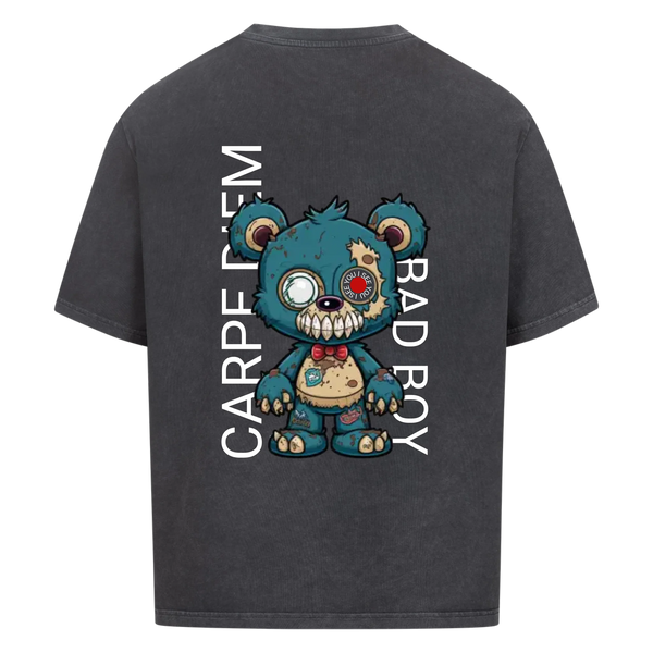 Zombie Teddy mit QR Code Oversize T-Shirt Vancy