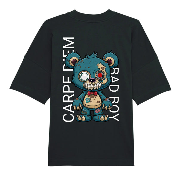Zombie Teddy mit QR Code Premium Organic Oversize Blast