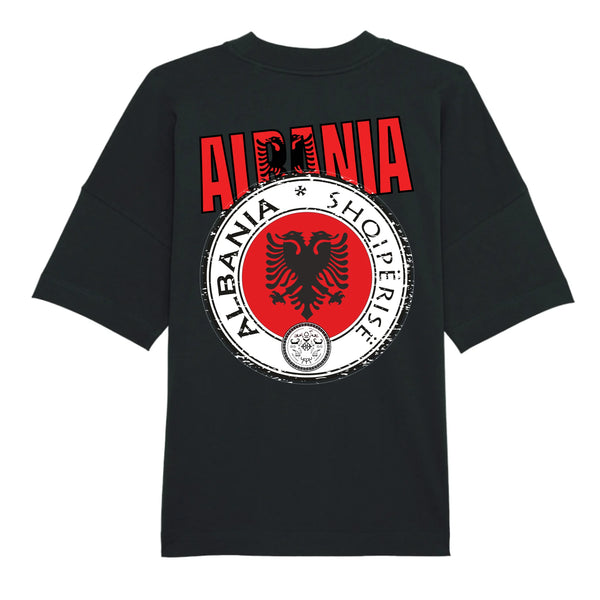 Premium Organic Unisex Oversize Blast mit Albanischem Adler