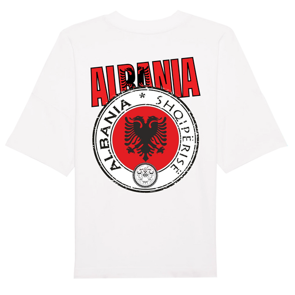 Premium Organic Unisex Oversize Blast mit Albanischem Adler
