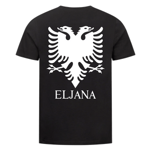 Albanischer Adler Premium T-Shirt mit Wunschnamen Back Print - Idlords