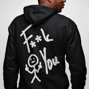 F**kYou Oversized Hoodie Back Print - Idlords