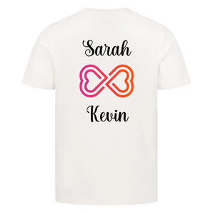 Infinity T-Shirt Unisex für Pärchen mit Wunschnamen - Idlords
